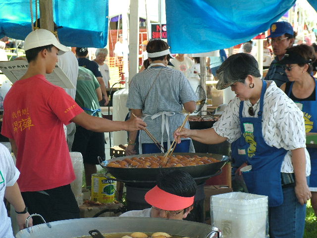 Andagi Making @ Okinawan Festiva